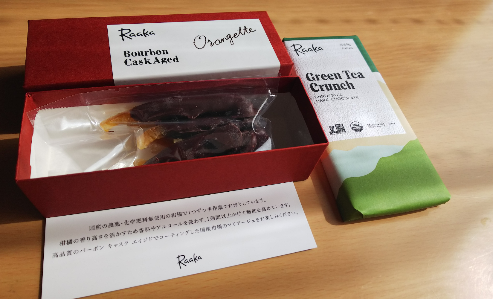 Green Tea Crunch、オランジェット画像